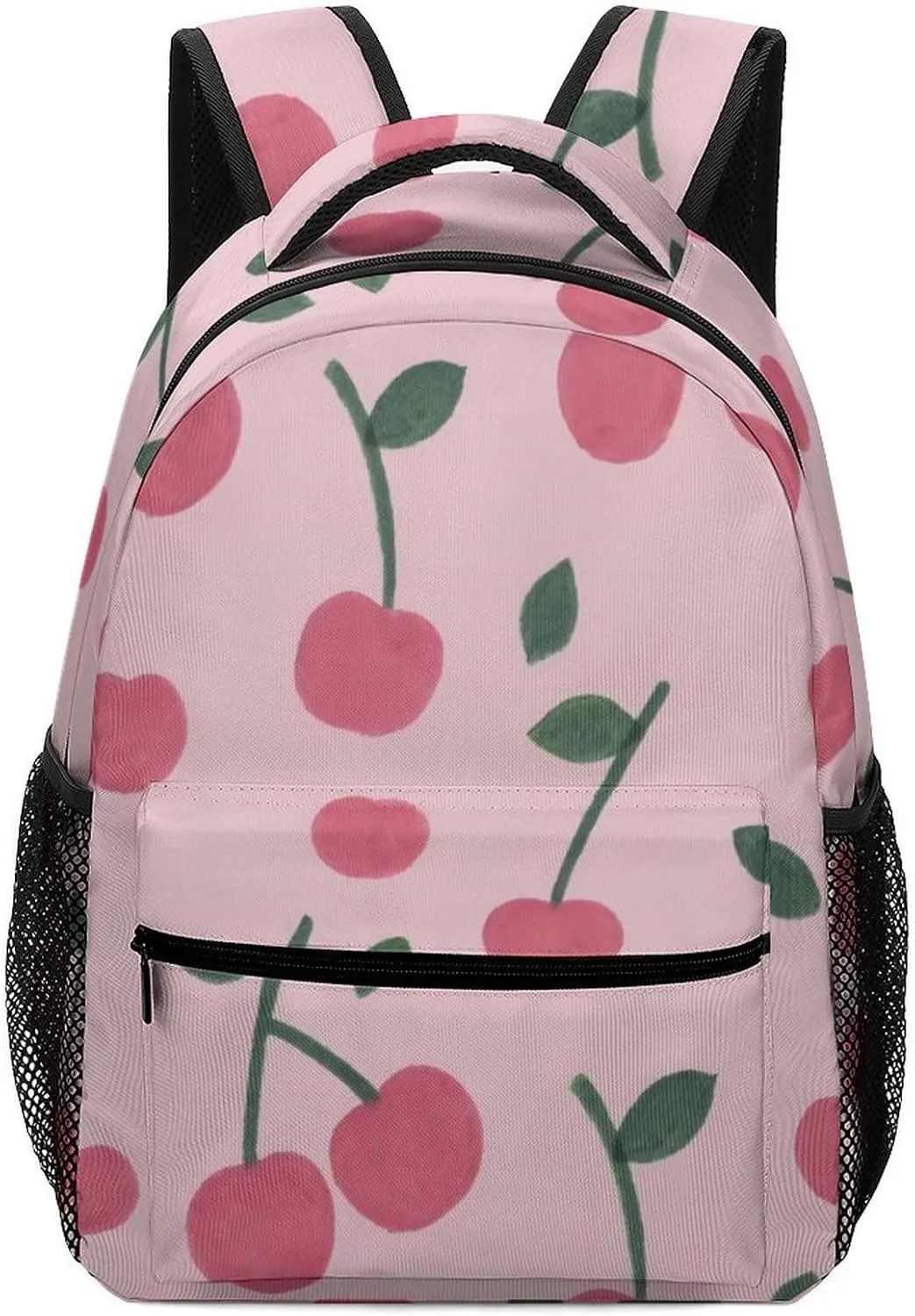 17 Inch Backpack Pattern Of The Cherry Laptop Backpack Shoulder Bag School Bookbag Casual Daypack