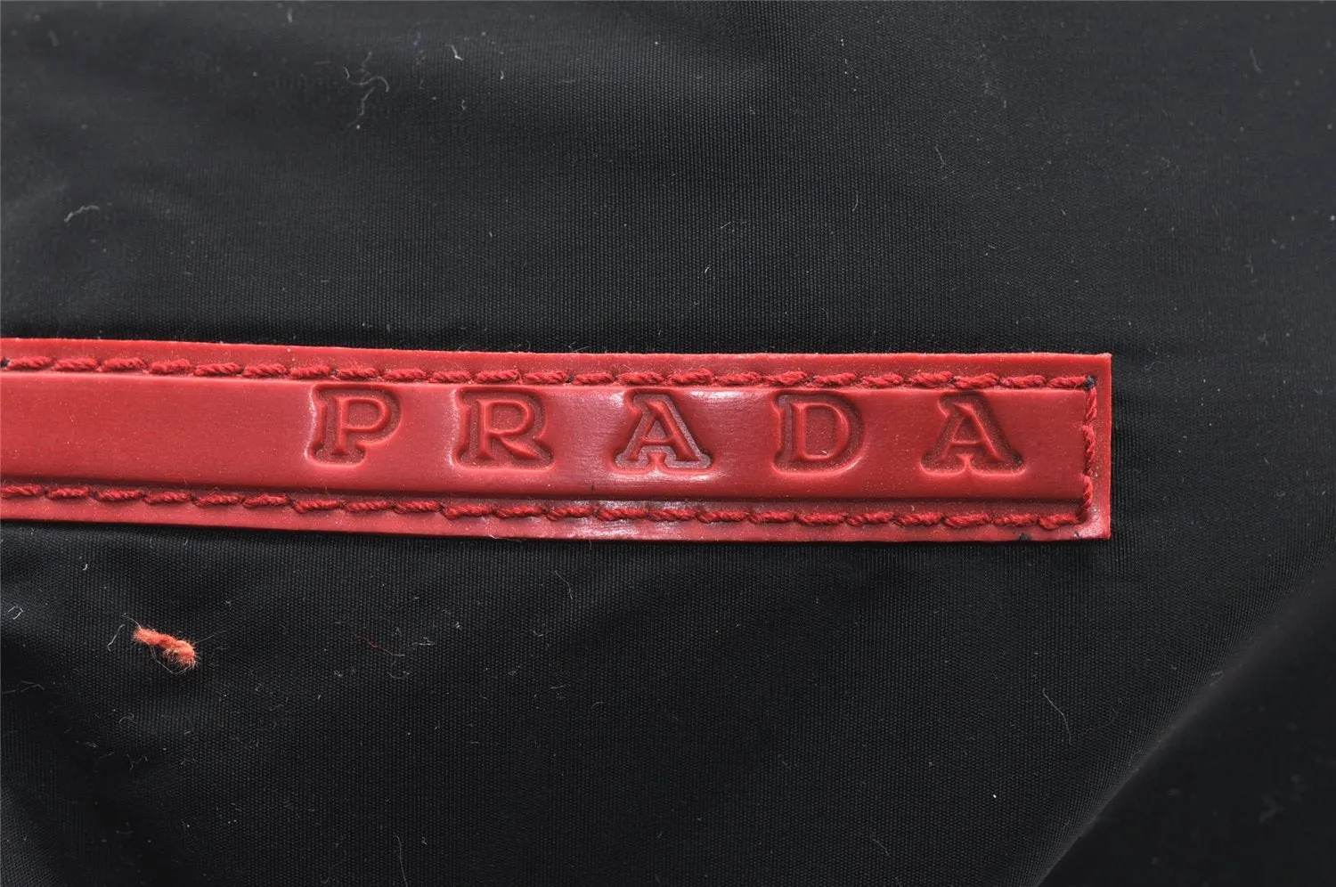 Authentic PRADA Sports PIUMA LATEX Nylon Leather Backpack B9094 Black 5364I