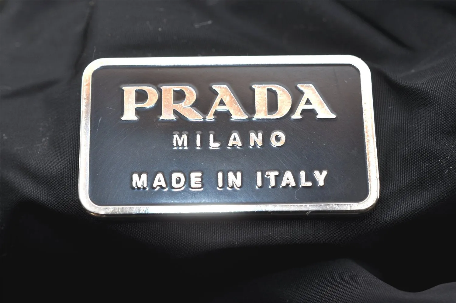 Authentic PRADA Sports PIUMA LATEX Nylon Leather Backpack B9094 Black 5364I