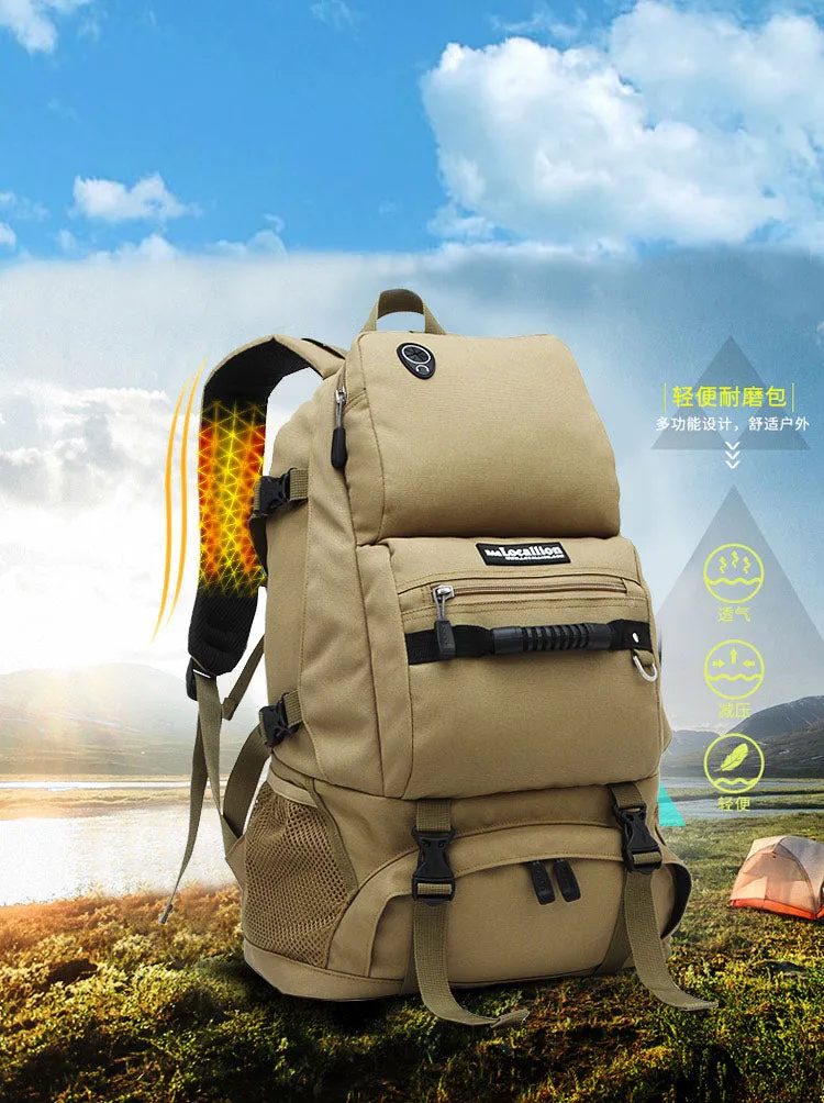 Backpack For Local Lion Outdoor Bag Outdoor Travel  40L Large Capacity  Hiking