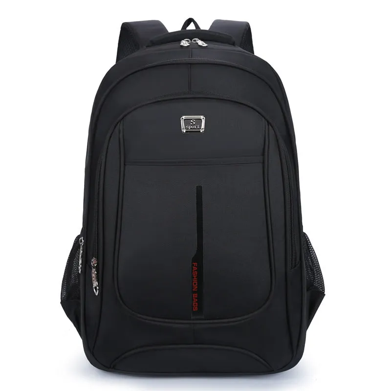 Backpack Oxford Cloth  Men Business Computer Early High School Student School shoulder bag