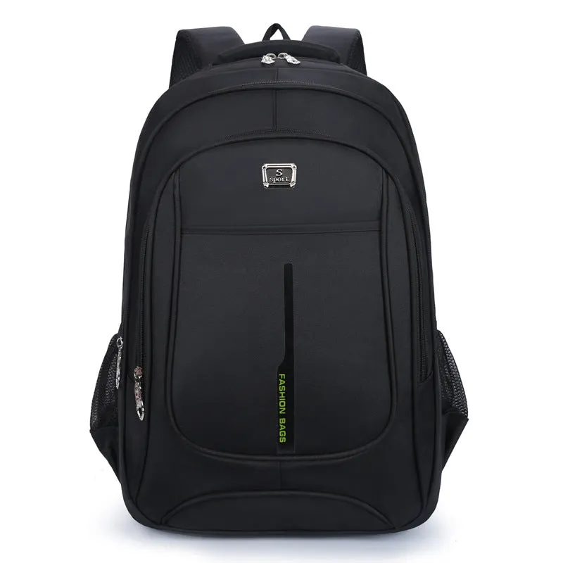 Backpack Oxford Cloth  Men Business Computer Early High School Student School shoulder bag