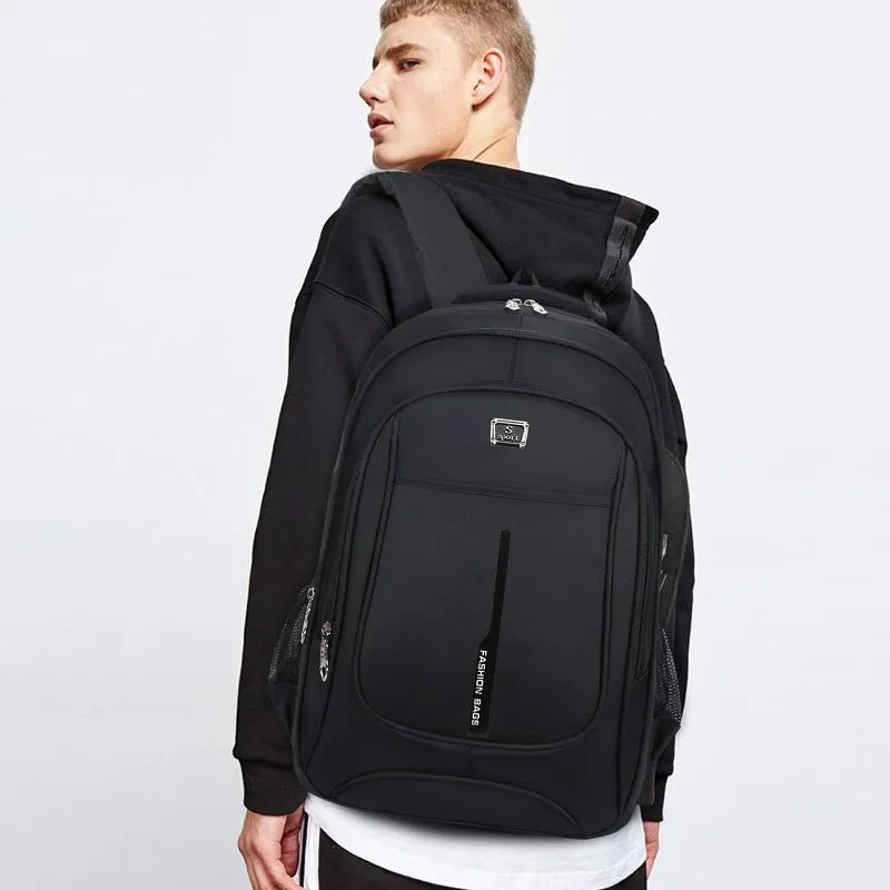 Backpack Oxford Cloth  Men Business Computer Early High School Student School shoulder bag