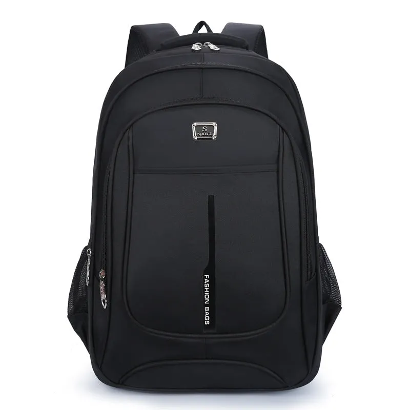 Backpack Oxford Cloth  Men Business Computer Early High School Student School shoulder bag