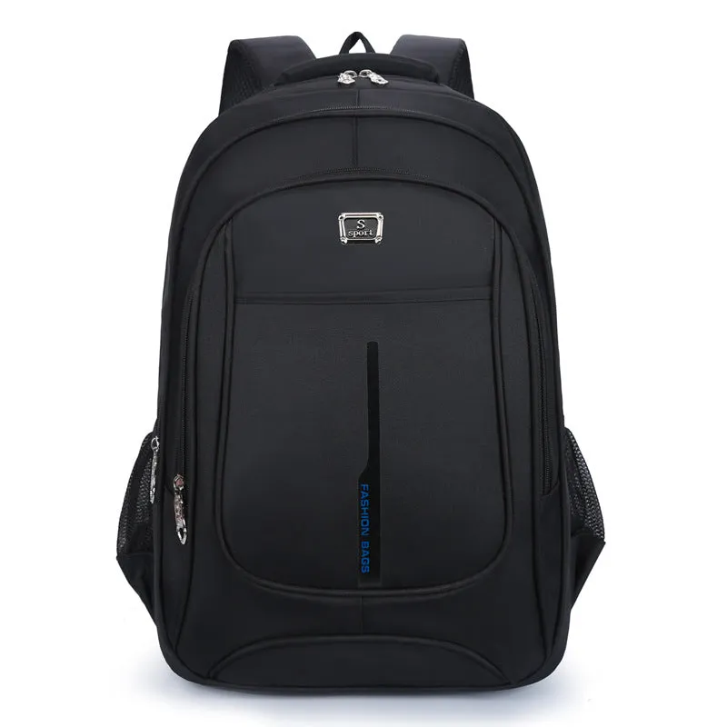 Backpack Oxford Cloth  Men Business Computer Early High School Student School shoulder bag