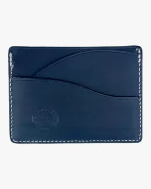 Barnes and Moore Drayman Leather Cardholder - Indigo