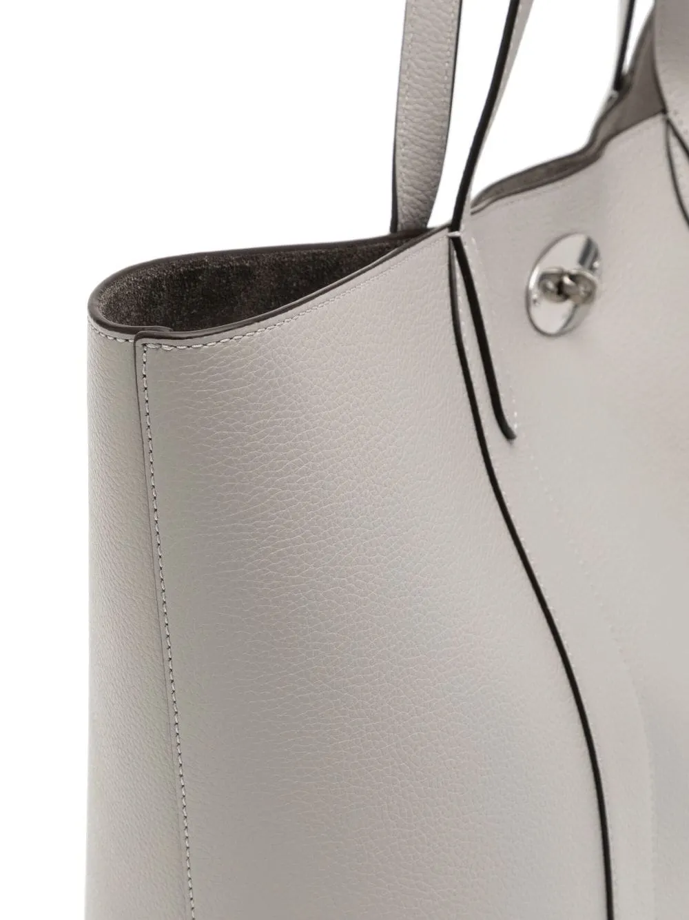 Bayswater Tote Pale Grey Small Classic Grain