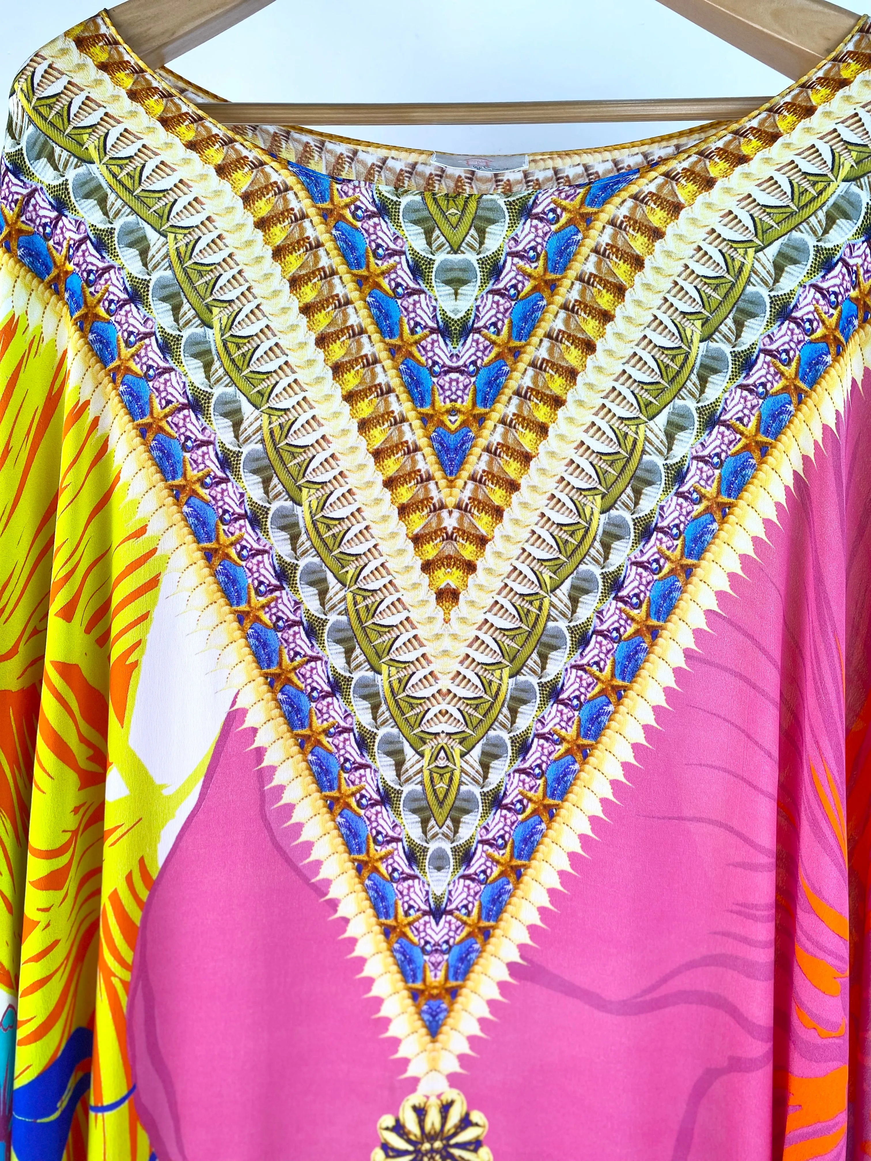 Beach House by Camilla Graphic Print Kaftan - AU 10 / 12 / 14 / 16