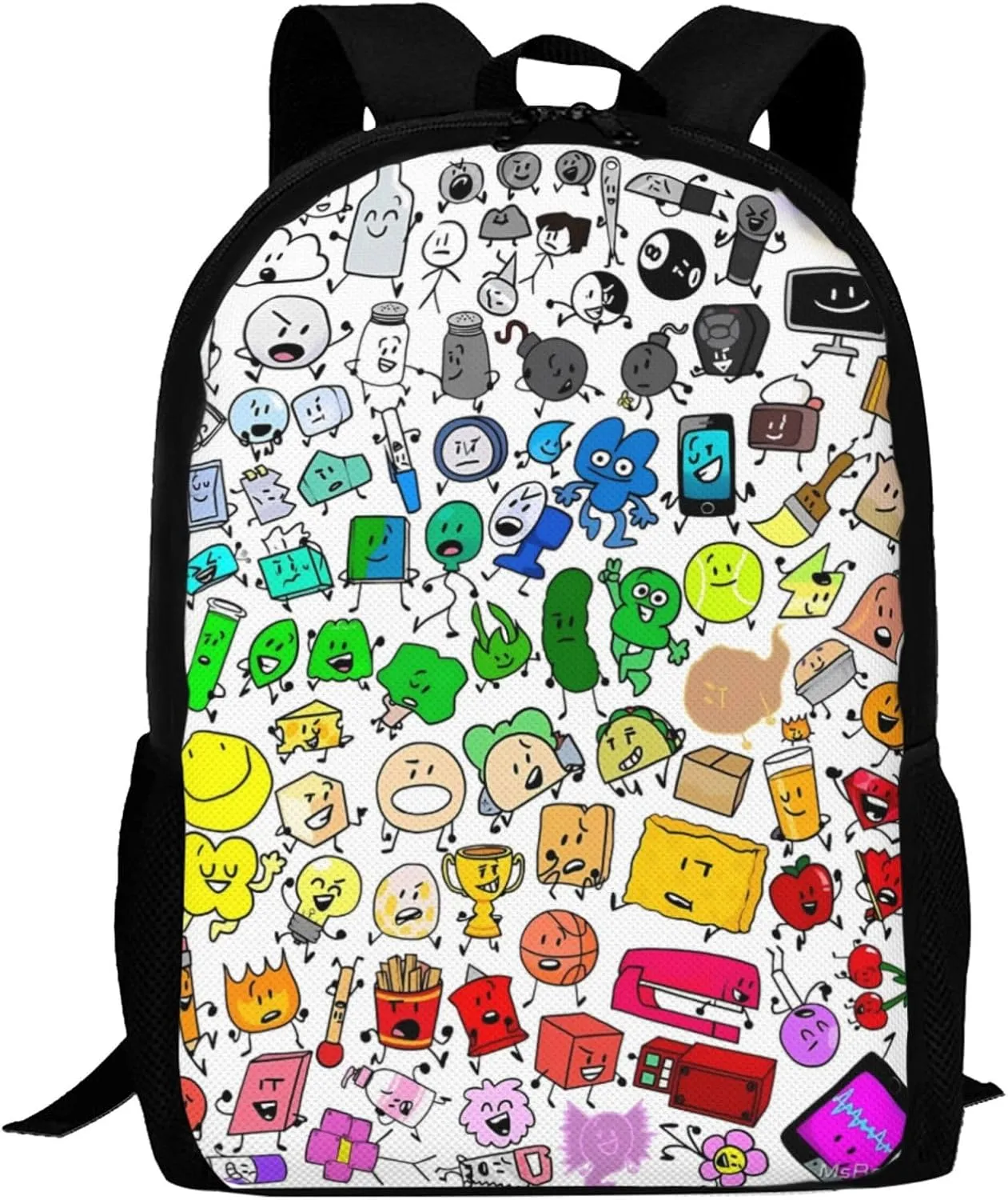 Bfdi-Battle for Dream-Island Backpack,3d Print Laptop Backpack Lightweight Casual Daypack Bookbag 16.5 In, 17 Inch