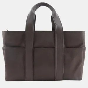 Brown Canvas Acapulco handbag bag