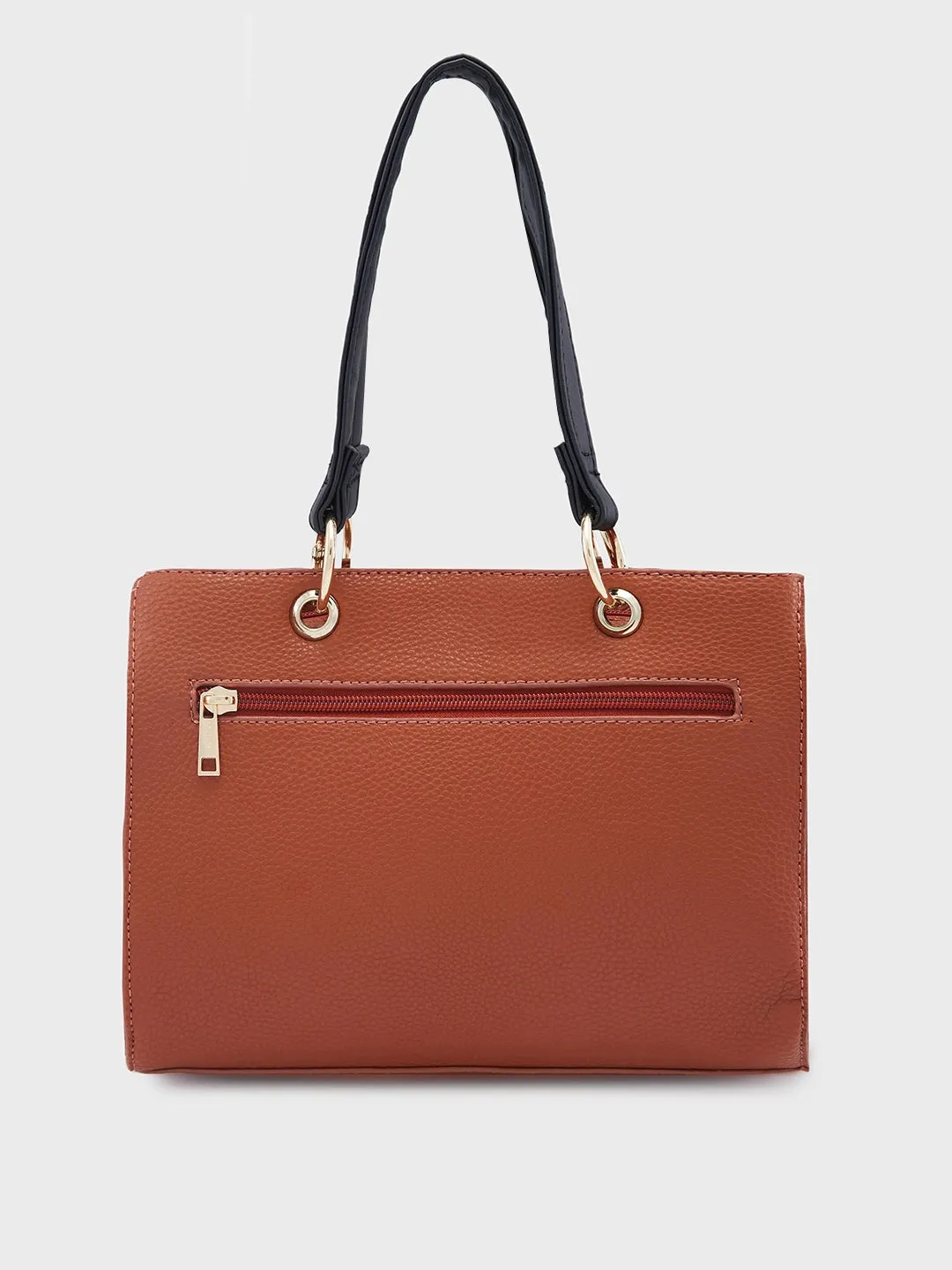 Caprese Ember Satchel Small Tan Handbag