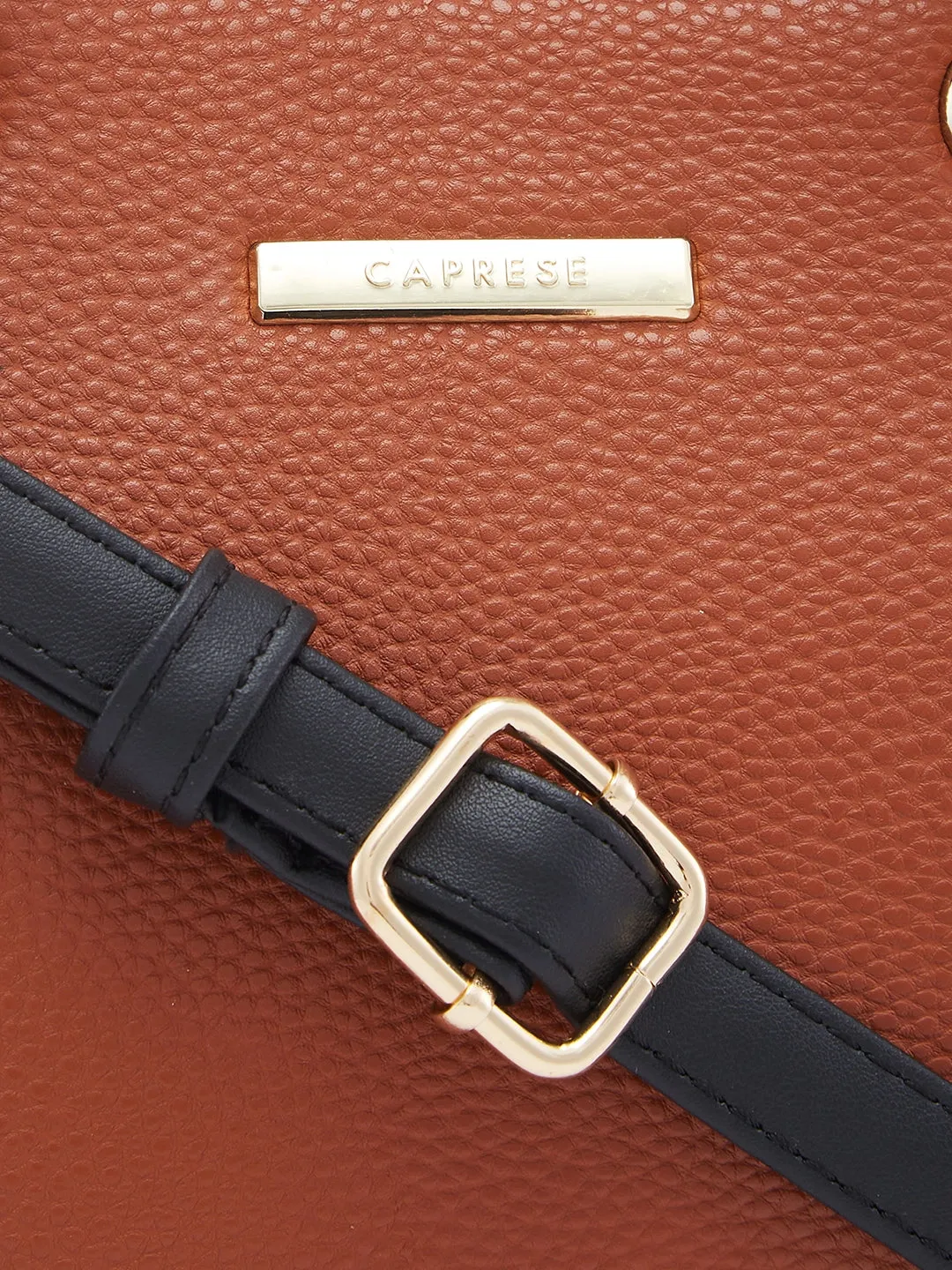 Caprese Ember Satchel Small Tan Handbag