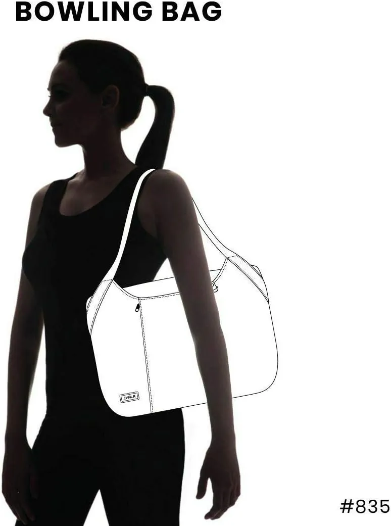 CHALA Bowling Tote Bag Burgundy