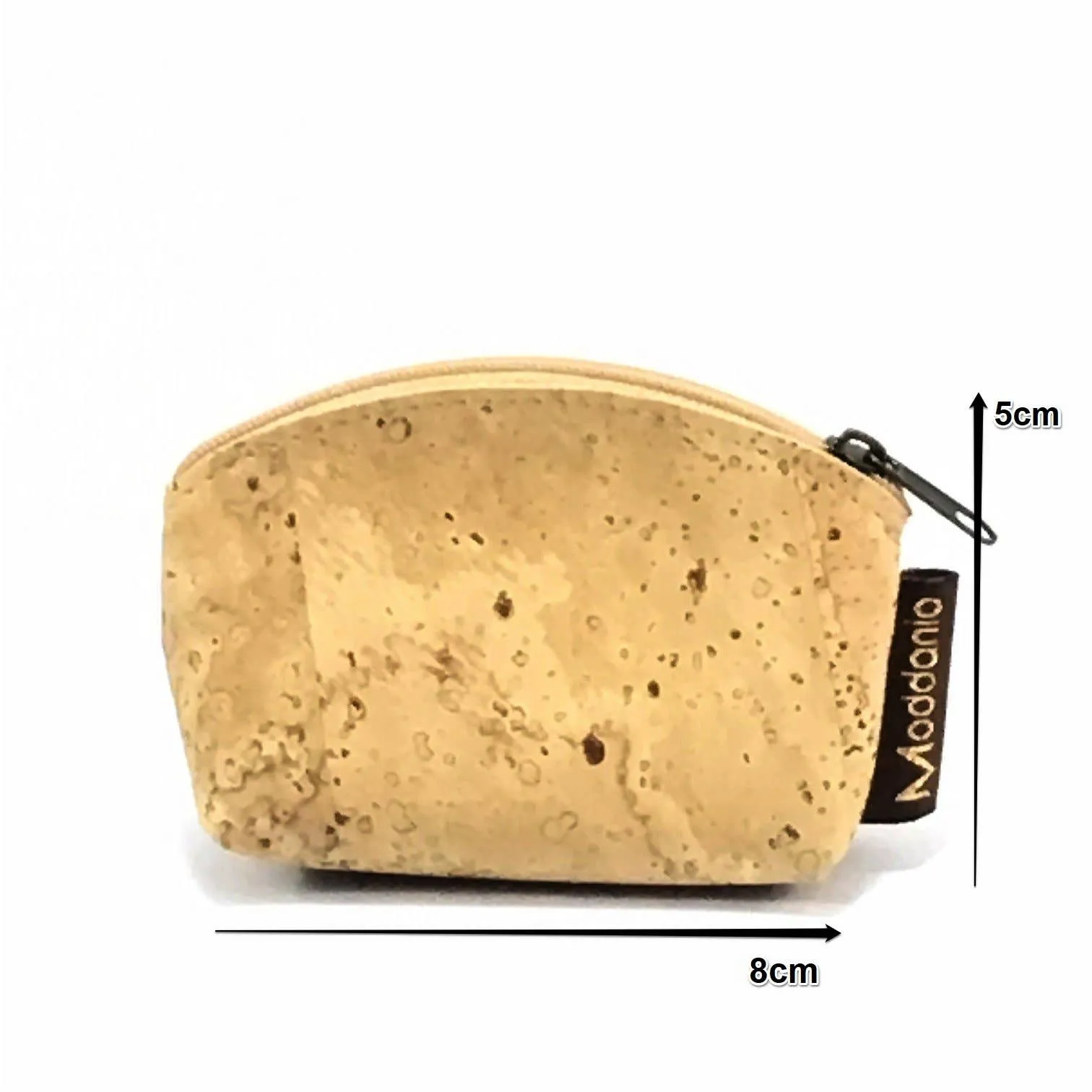 Cork Mini Coin Purse and Small Coin Pouch in a Large Floral
