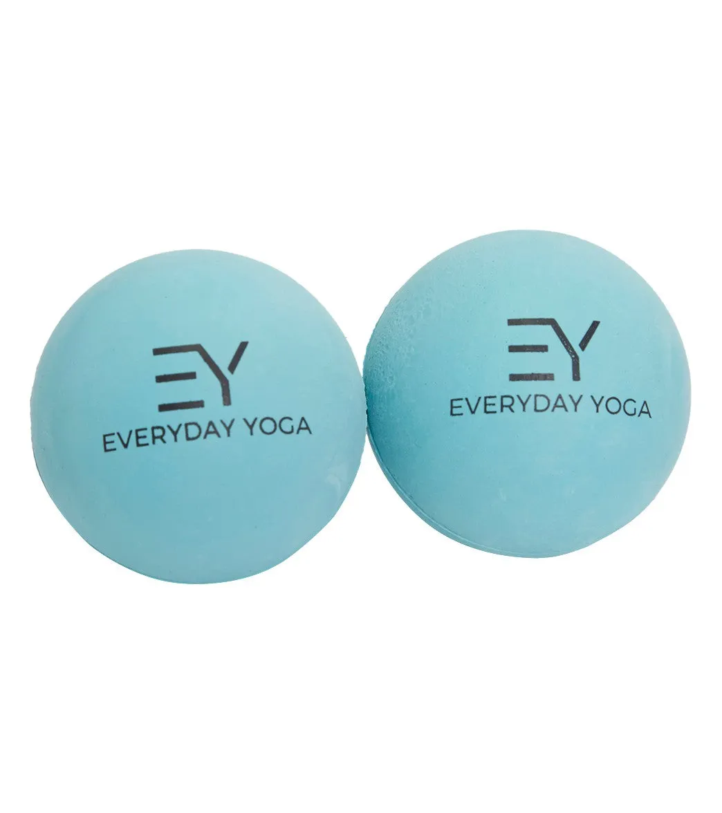 Everyday Yoga 2.5 inch Yoga Massage Therapy Ball Set in Tote