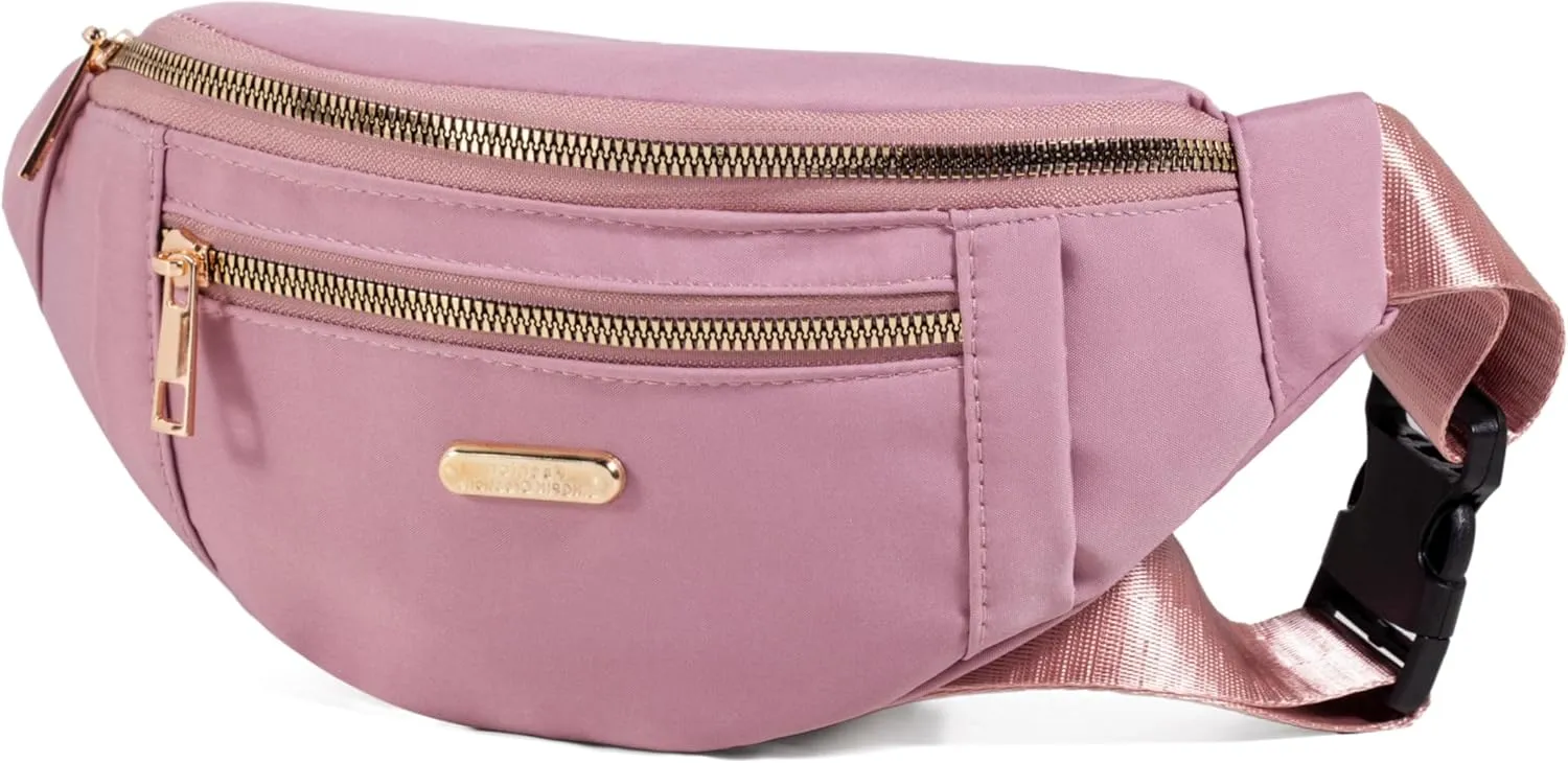 Fanny Pack Waist Pack - Waterproof Sling Crossbody Bag for Running Sports Travel