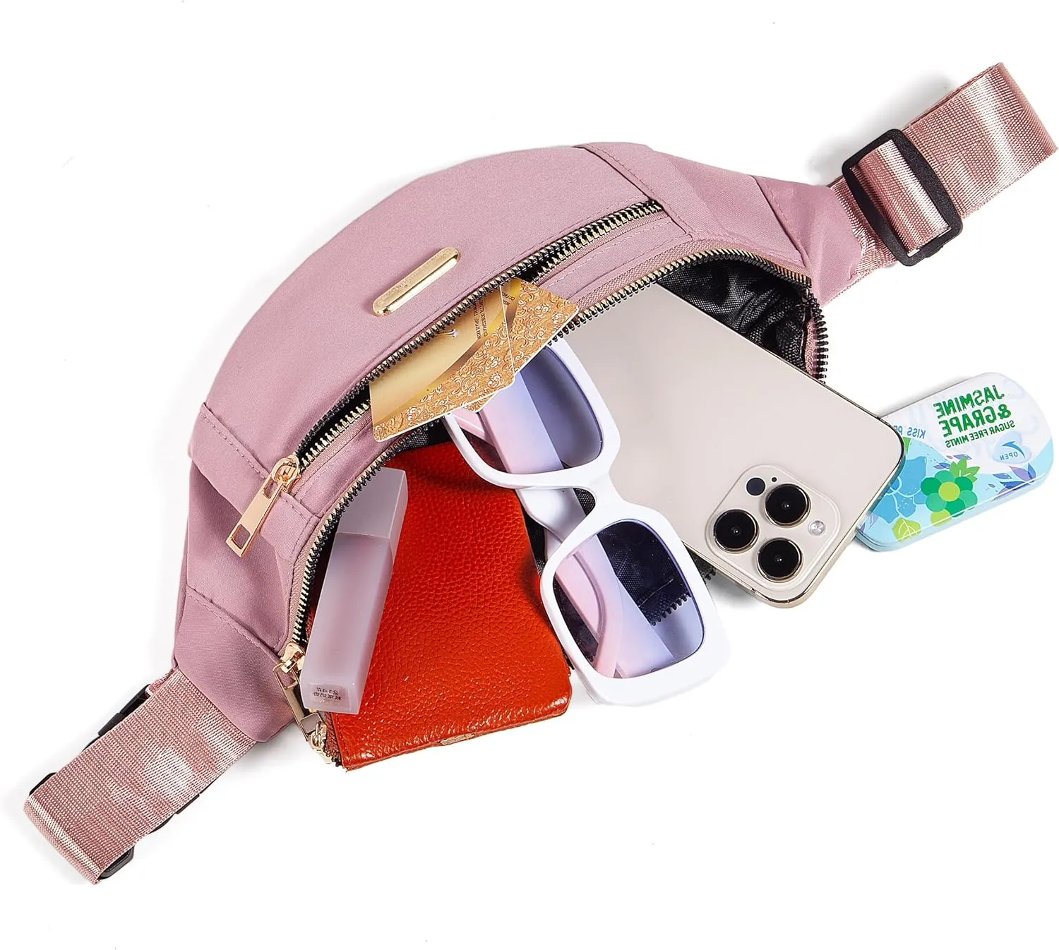 Fanny Pack Waist Pack - Waterproof Sling Crossbody Bag for Running Sports Travel
