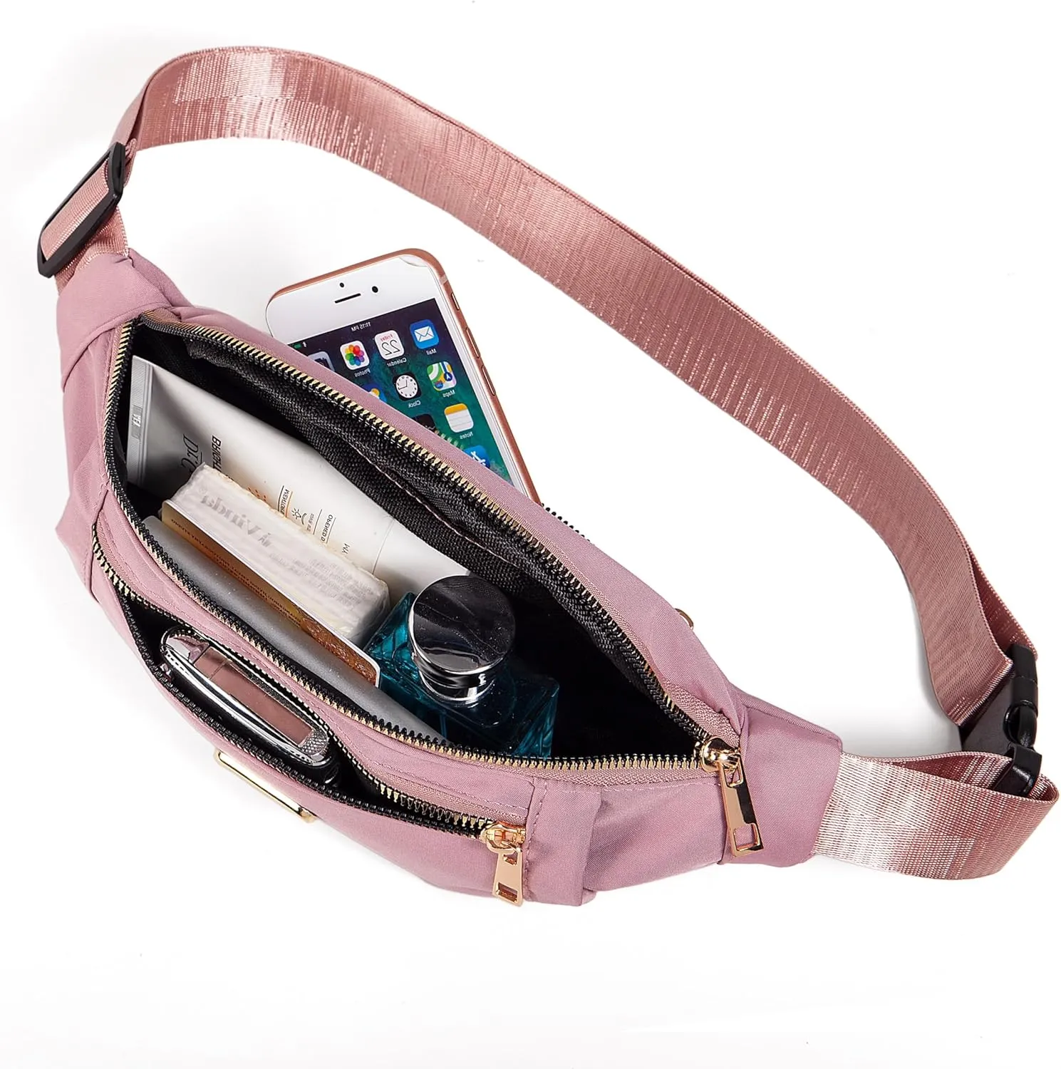 Fanny Pack Waist Pack - Waterproof Sling Crossbody Bag for Running Sports Travel