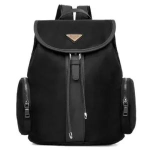 Fashion Style String and Splice Design Women's Satchel - Black