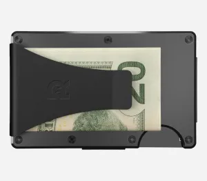 Gunmetal | Aluminum Minimalist Wallet - Money Clip