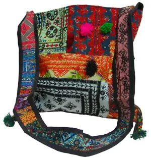 Handmade Vintage Patchwork Indian Ethnic Hippie Gypsy Bohemian Colorful Bag
