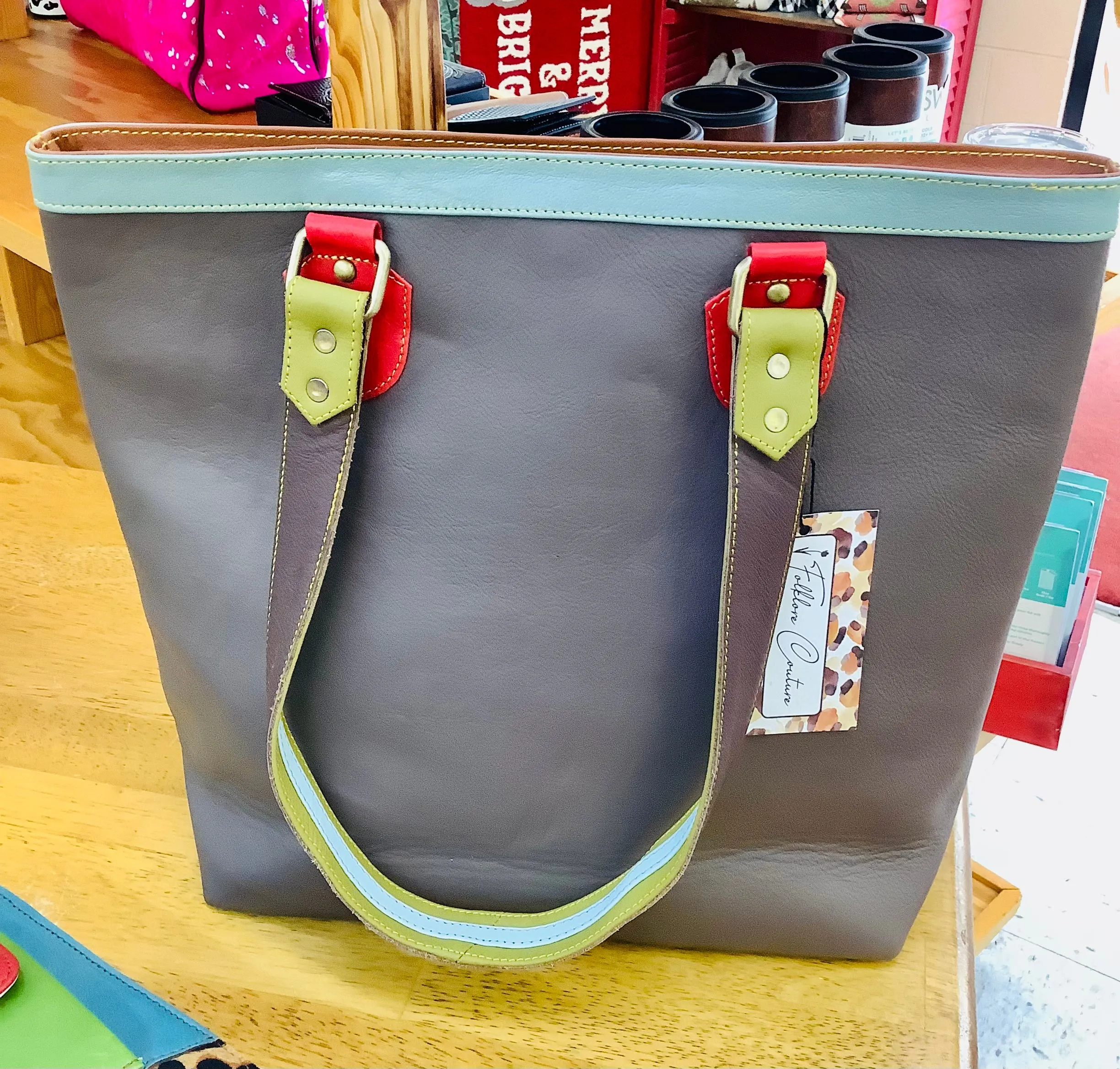 Harmony Hair on Hide Bucket Tote