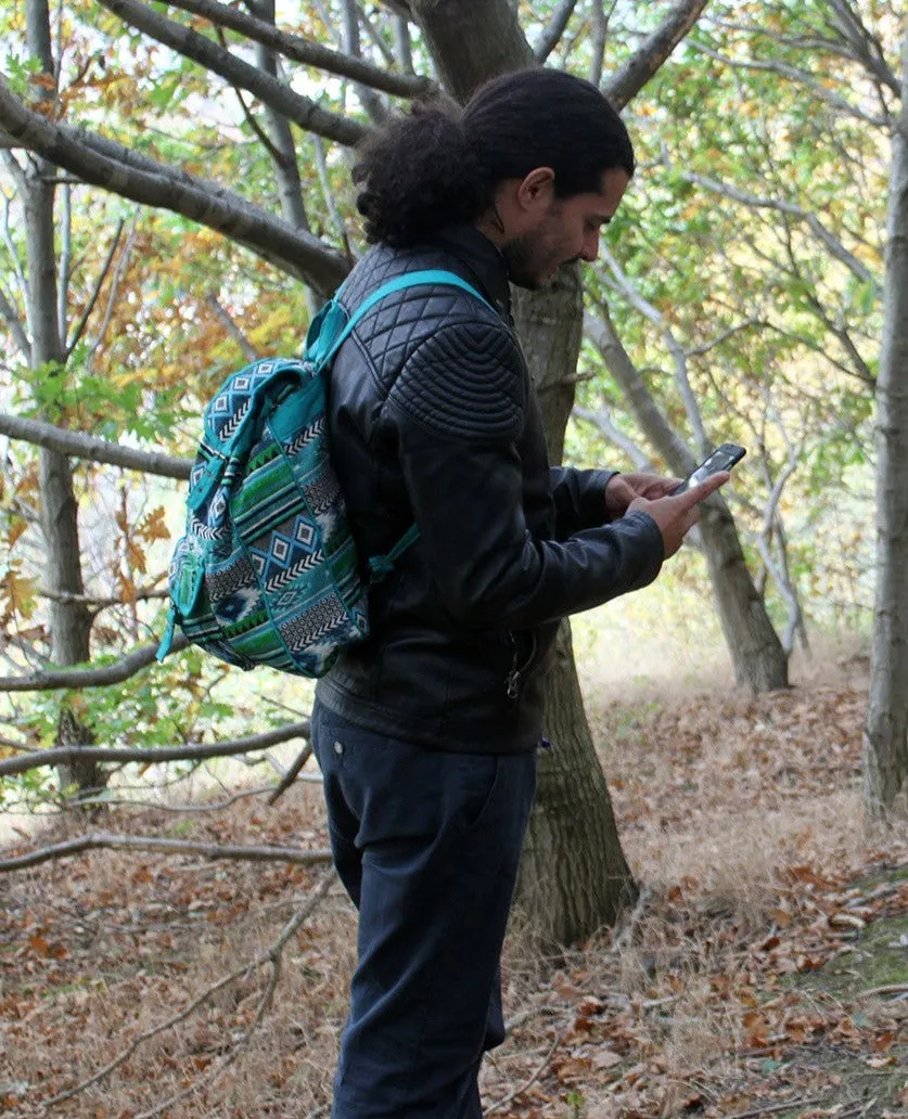 Indonesian Jacquard Backpack Bag