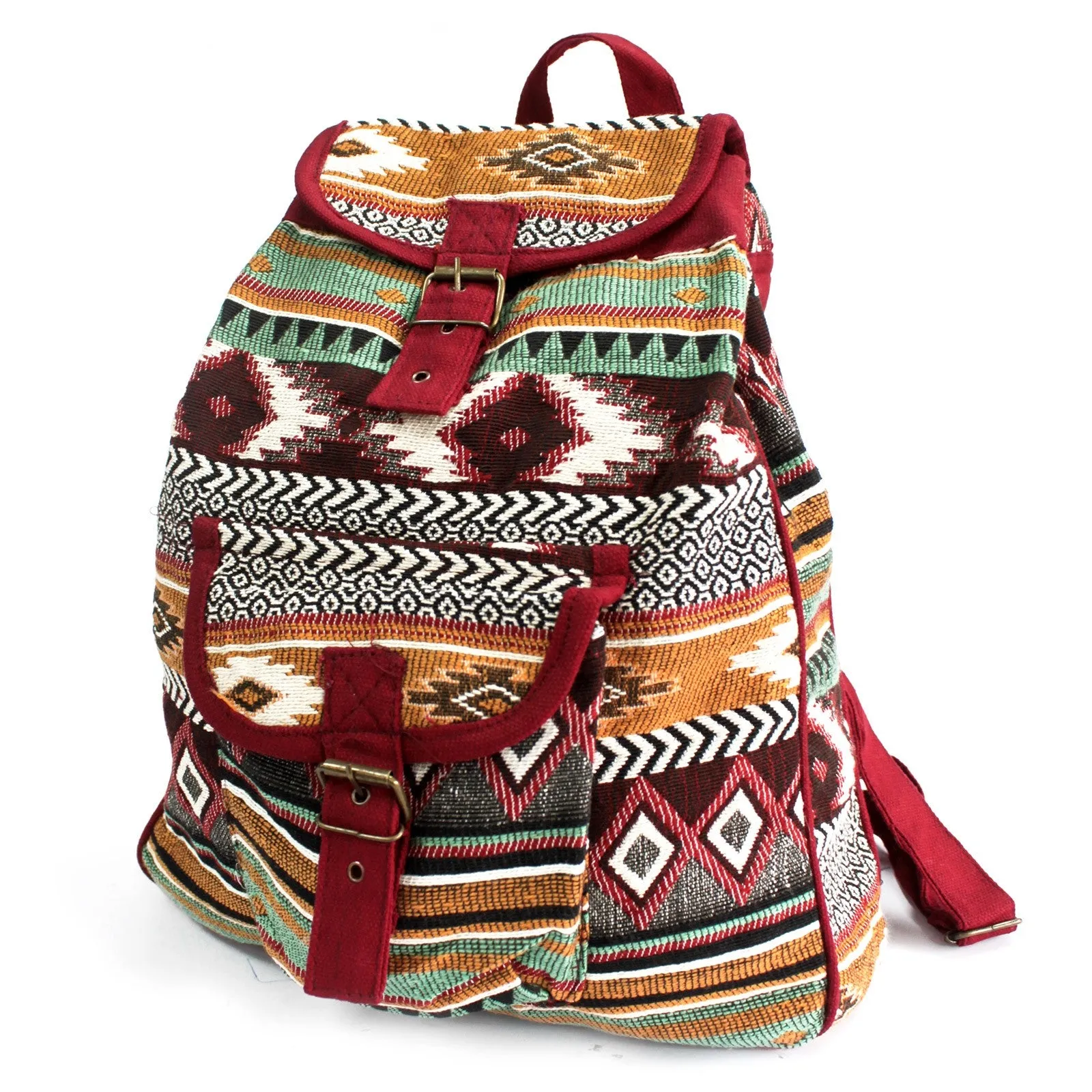 Indonesian Jacquard Backpack Bag