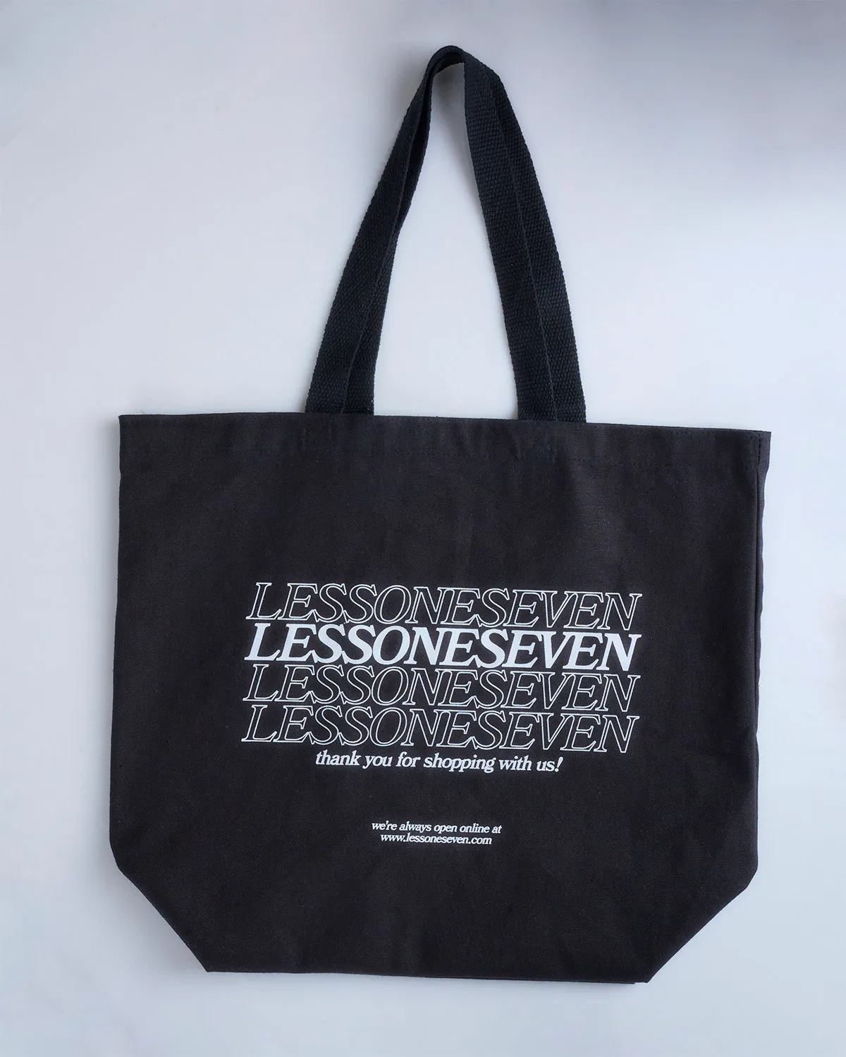 LESS 17 "Thank You" Tote Void