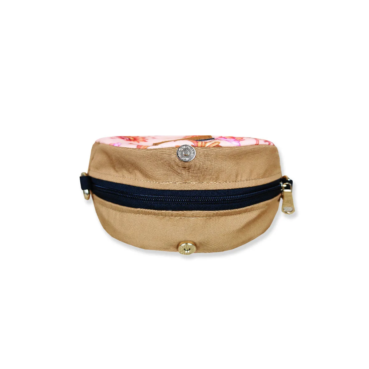 Peach Mughal Pouch with Sling