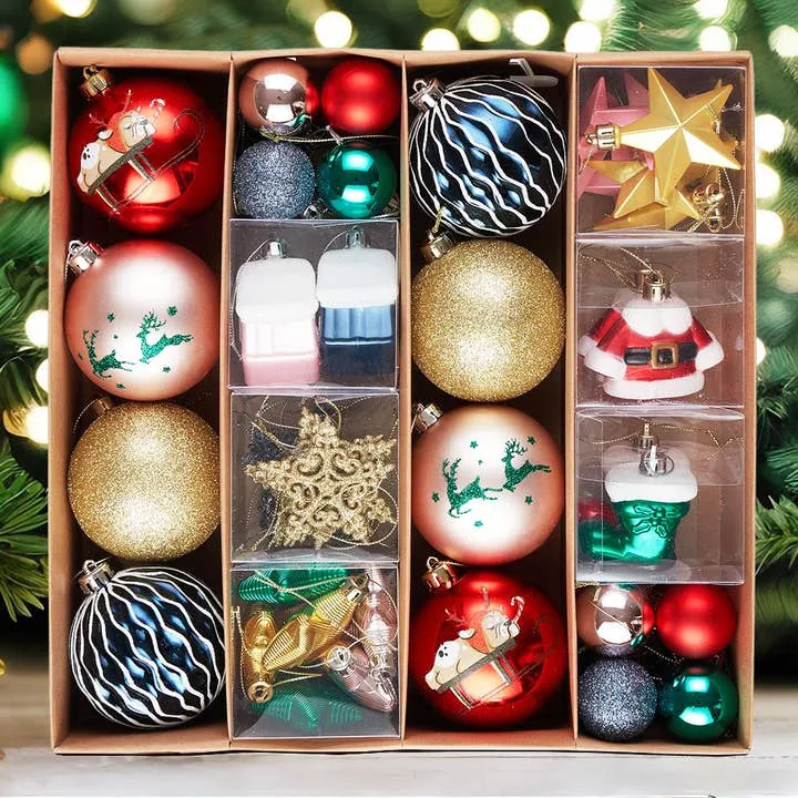 Premium Christmas Ornament Eclectic Bundle Set