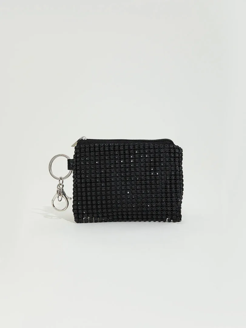shiny rhinestone coin purse