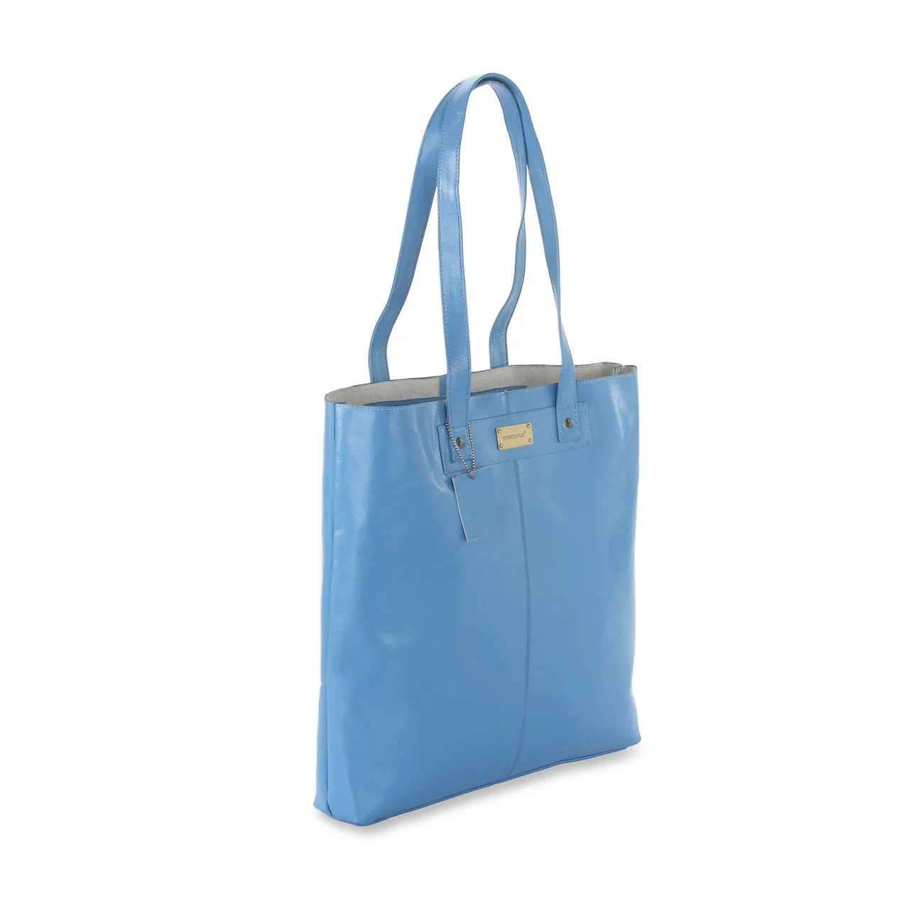 Trenz leather aura tote bag #LB17 Blue