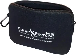USA Neoprene Zipper Carry Pouch for Yoga, Resistance Bands and Workout Gear Accessories. Travel Organizer Bag also fits most MP3 players, cell phones, Kindle and Mini-tablets.