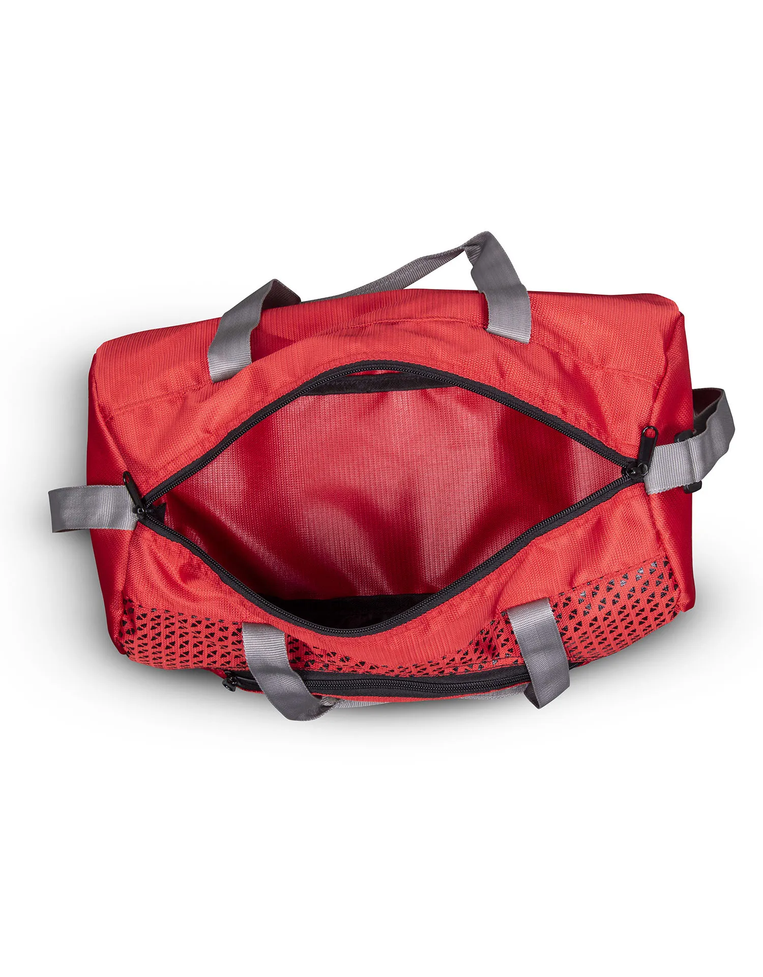 VECTOR X Polyester Blitz Gym Bag II Shoulder bag II Luggage Bag II Sports Bag (Red-Black) 13.5 L