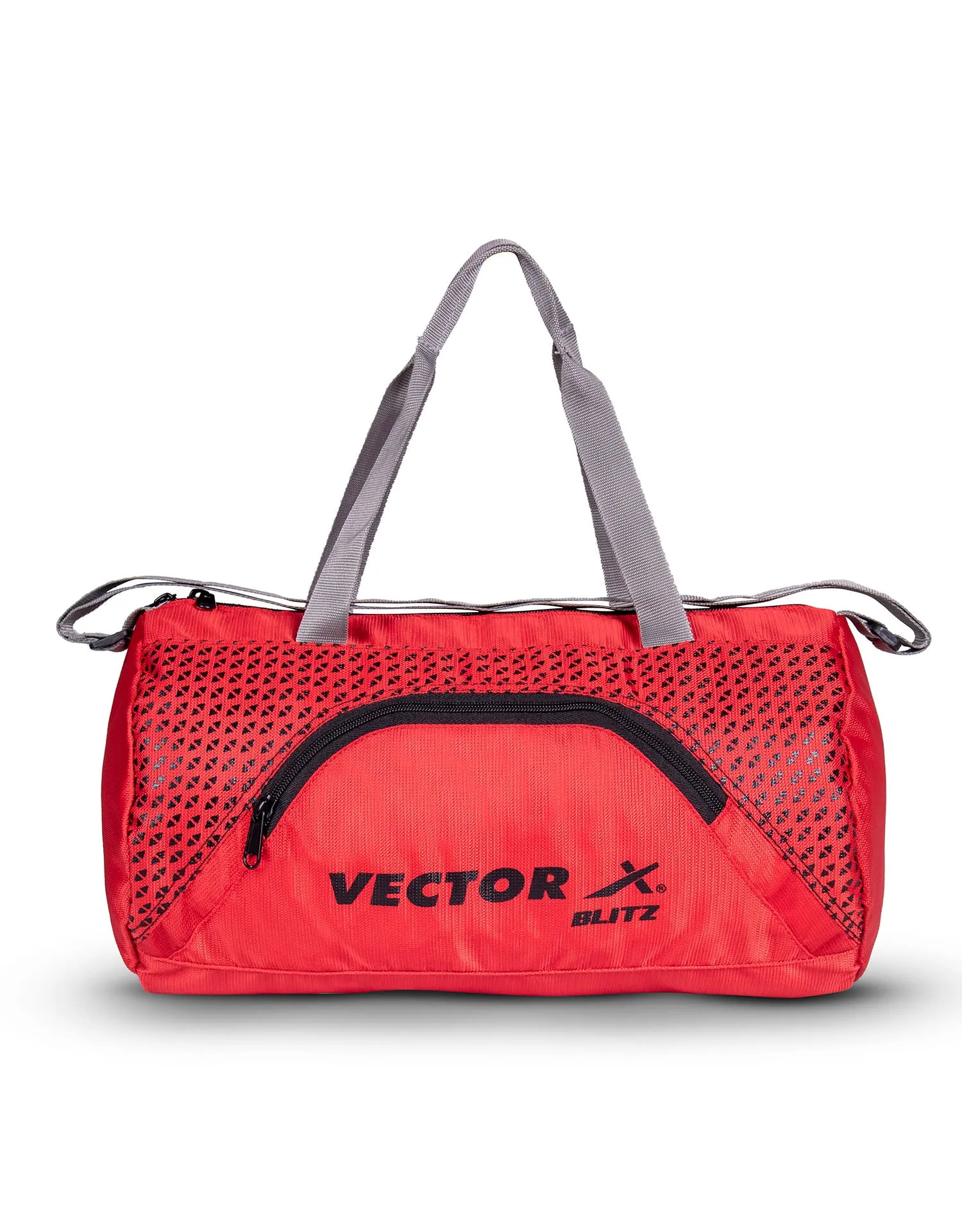 VECTOR X Polyester Blitz Gym Bag II Shoulder bag II Luggage Bag II Sports Bag (Red-Black) 13.5 L