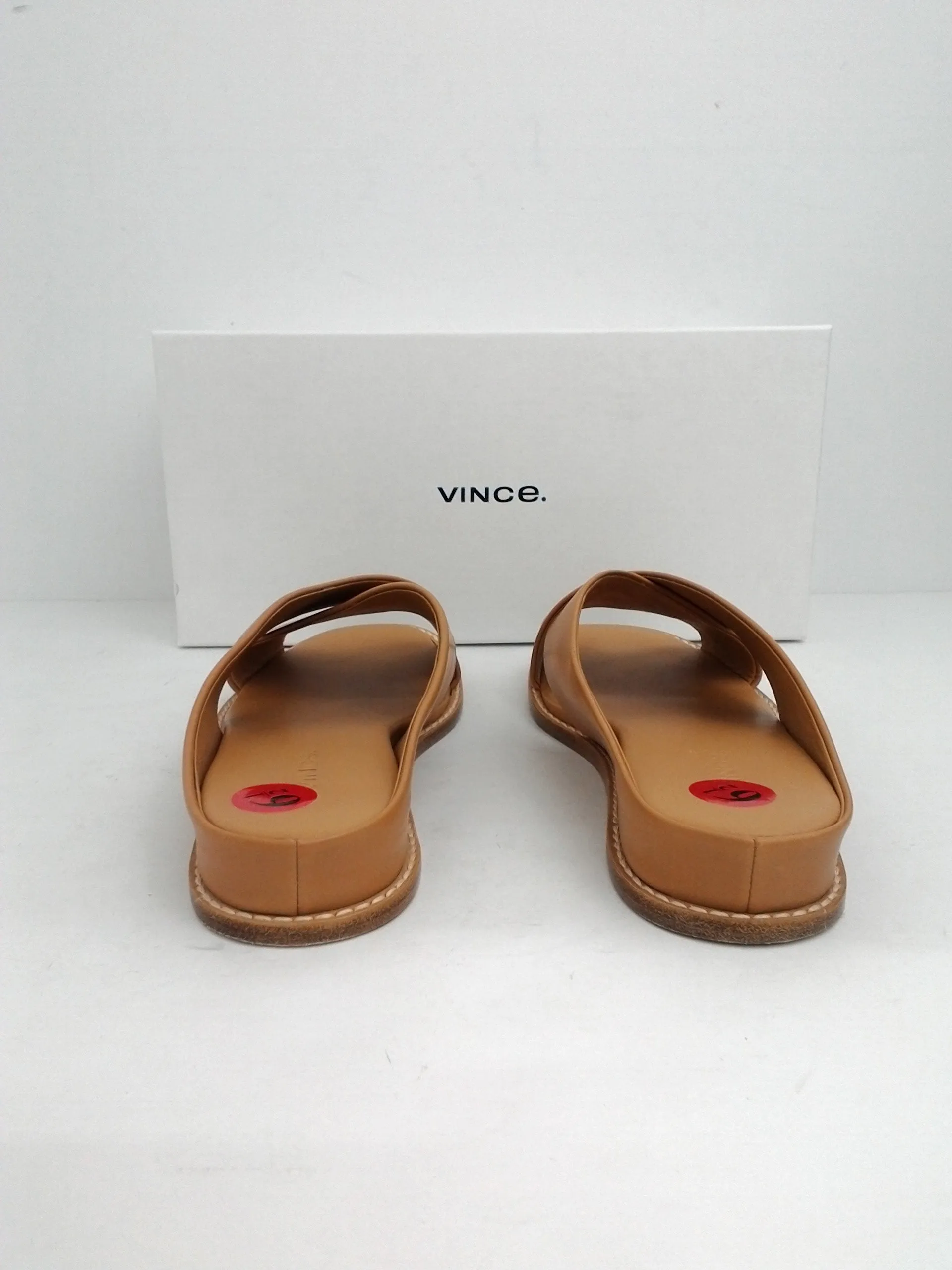 Vince Women's Sandal Fairley Tan LE Sandal Size 6.5 M