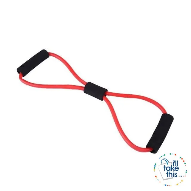 Yoga Resistance Bands 7 Colors, Latex rubber Ideal Resistance/Fitness and Stretch equipment