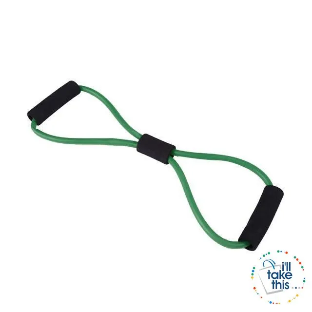 Yoga Resistance Bands 7 Colors, Latex rubber Ideal Resistance/Fitness and Stretch equipment