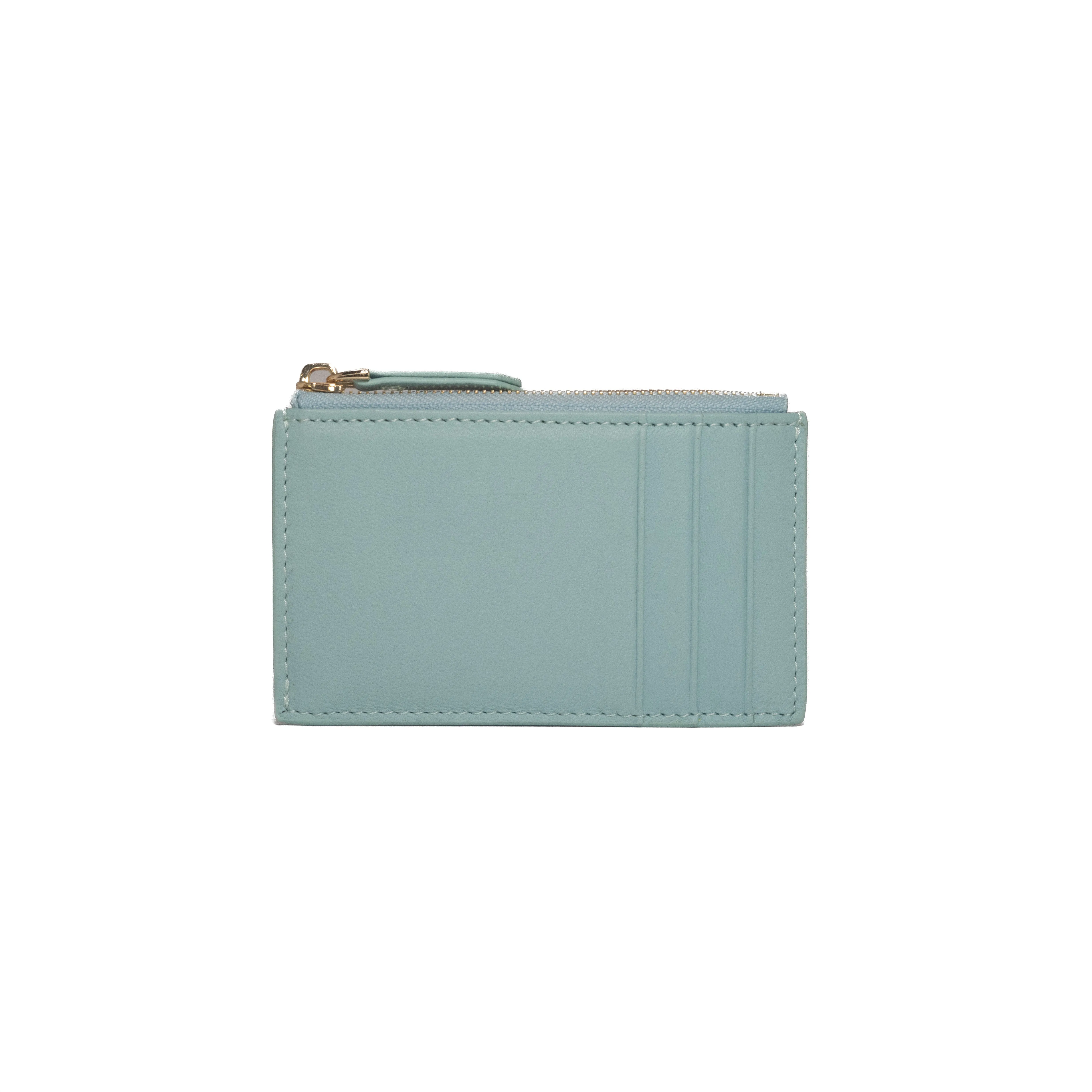 Zip Cardholder - Cotton Candy Blue